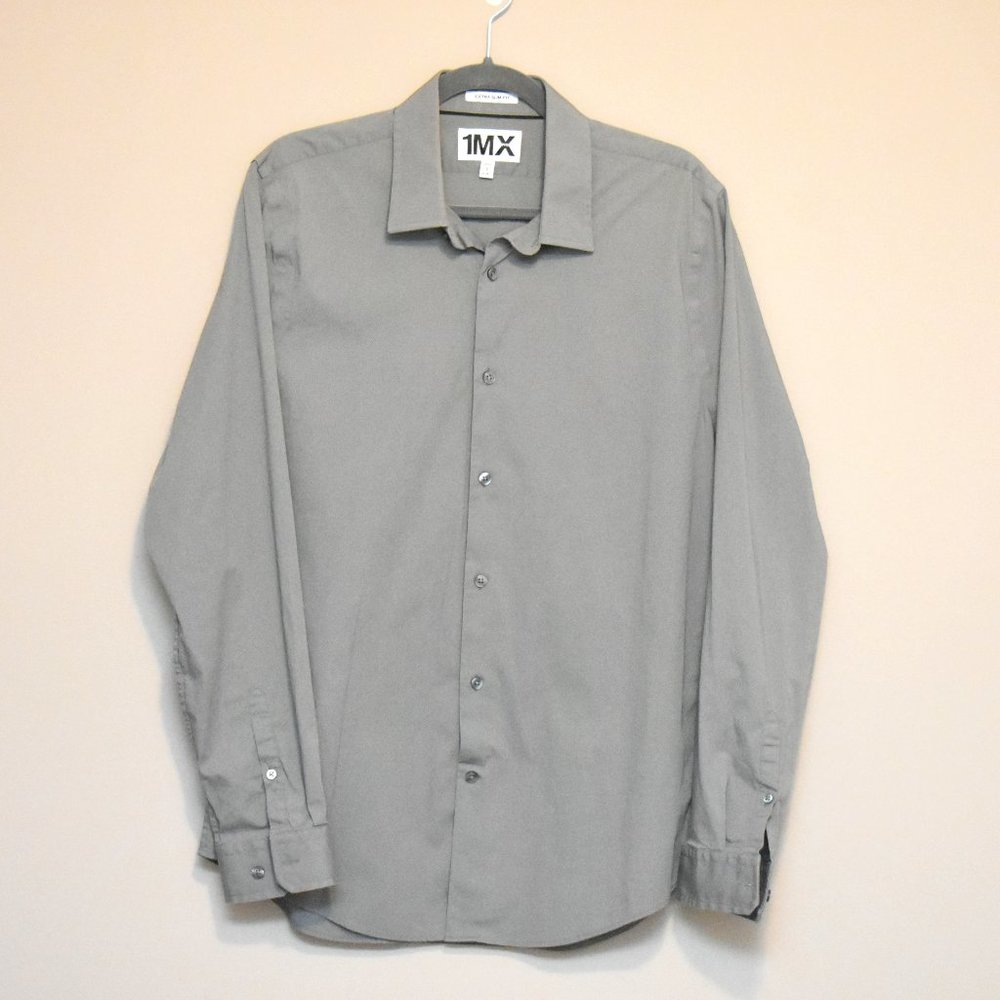 Men's Express 1MX Button Down Dress Shirt